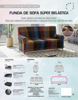 Almeritex Modelo Neuvo Funda superelástica 8 Colores, Para sofá , Silla,Chaise Longue Brazo Largo, y Orejero ,Transpirable, cómoda y Duradera, fácil de Instalar, Dimensiones - details 10