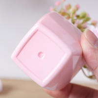 Mini Plantilla De Flores Artificiales Para Decoración Del Hogar Y Oficina Uso Año round Para Mesas Y Estantes En Habitaciones Estudios Y Dormitorios - details 12