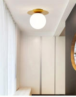 Lámpara De Techo LED Nórdica Sencilla Para Dormitorio Y Pasillo Iluminación Industrial De Acero Negro Y Acrílico G9 SinInterruptor Moderna Para Cocina Comedor Estudio Baño - details 0
