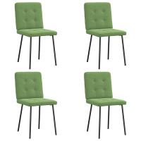 vidaXL Sillas de comedor 4 unidades terciopelo en color Gris claro/Verde claro/Verde oscuro y más | cómodas modernas ergonómicas para comedor cocina salón hogar - details 1