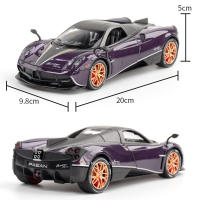 Modelo De Coche De Lujo Pagani Huayra Dinastía a Escala 1:22 Con Sonido Y Luz Juguete De Metal Para Niños Regalo De Navidad - details 2