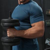 Camiseta Deportiva De Secado Rápido Para Hombres Manga Corta Entrenamiento En Gimnasio Camiseta De Fitness Transpirable Para Correr Sportswear - details 18