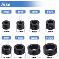 Juego De Anillos De Profundidad Para Broca Ajustable Con Llave Allen Herramienta De Carpintería Juego De 9 Piezas - details 9