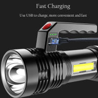 Linterna De Búsqueda LED Recargable Super Brillante Portátil Spot Light De Alta Potencia Impermeable Con Batería Recargable - details 1