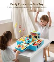 Juguete De Autobús Con Sonido Y Luz Juego De Ocupación Montessori Educativo Musical Para Niños Y Niñas Edad 4-6 Años Material ABS - details 4