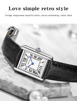 Reloj De Cuarzo SANDA Con Numeros Romanos En Cuero Acero Inoxidable Resistente Al Agua Para Hombres Y Mujeres Estilo Casual - details 5