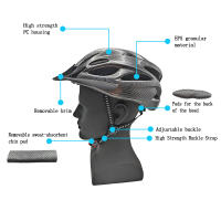 Casco De Bicicleta Ligero Y Cómodo Para Hombres Y Mujeres Protección Cerebral Ajustable Seguridad En Montañismo Ciclismo - details 3