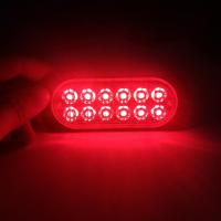 Luz De Advertencia Constante LED Para Camión 12V 24V 12smd Luz De Barra De Grille Luz Beacon De Coche Amarilla Roja Azul Universal ABS - details 4
