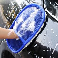1Pcs Limpieza De Coche Con Paja Azul Herramienta De Limpieza Para Motocicleta Y Automóvil Cepillo De Limpieza Suave Para Cuero - details 3