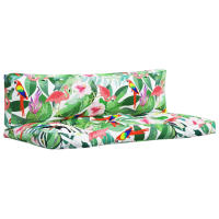 vidaXL Cojines para palés 2 unidades tela Oxford Color Verde brillante,  Azul y blanco,  Negro y blanco y mas Cojín Decorativo de Asiento Cojines de muebles de salon - details 8