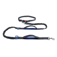 Correa Retráctil Reflectante Para Perros De Mano Libre Para Correr Al Aire Libre Correa Dual De Cadena Para Mascotas Para Todas Las Estaciones - details 8