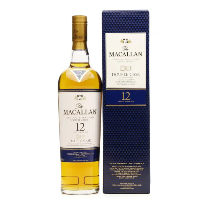 Whisky The Macallan 12 Años Double Cask - Botella 70 CL - Highland Single Malt Scotch - 40% - 1