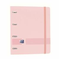 Carpeta 4 Anillas Oxford A4+ Plástico Polyfoam con Goma - Rosa Chicle - details 0