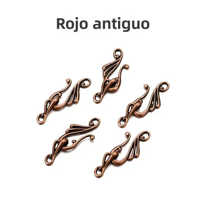 10pcs Cerraduras De Tobogán En Forma De Nota Musical De Zinc De Bronce Antiguo Para Colgantes Y Pulseras De Joyería DIY Metal - 1