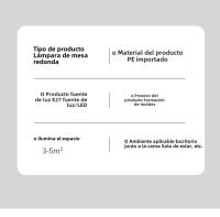 Lámpara De Noche LED RGB Cambiante USB Recargable Para Mesa Luz De Dormitorio Oficina Sala De Estar Iluminación Doméstica - details 7