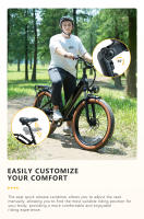 Ceaya AZ26 48 v20ah 26*3,0 pulgadas Bicicleta Eléctrica neumática Gordo agua desmontable Bicicleta Eléctrica de 7 lordades Bicicleta Eléctrica urbana Eléctrica - details 9