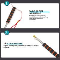 Bastón Telescópico De Acero Inoxidable Para Bandera 1.6/2/2.5/3M Manija Flexible Y Fuerte Para Guía Turística Y Enseñanza - details 17