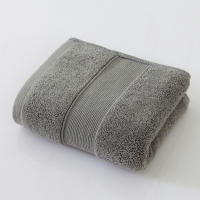 Toalla textil para el hogar, toalla absorbente para el lavado facial, toalla de baño, toalla de hotel de algodón puro teñido, toalla de regalo con logotipo bordado - details 10