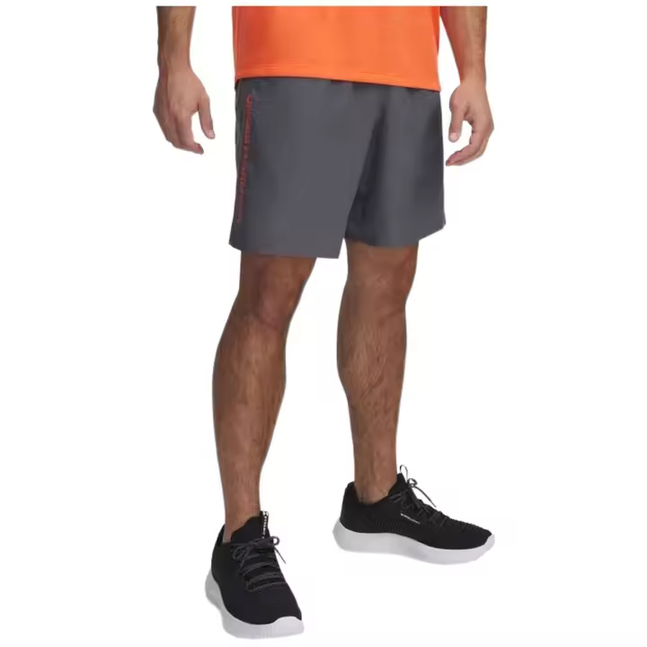 Pantalon Corto Under Armour Tech Woven Wordmark para hombre en color gris - 1