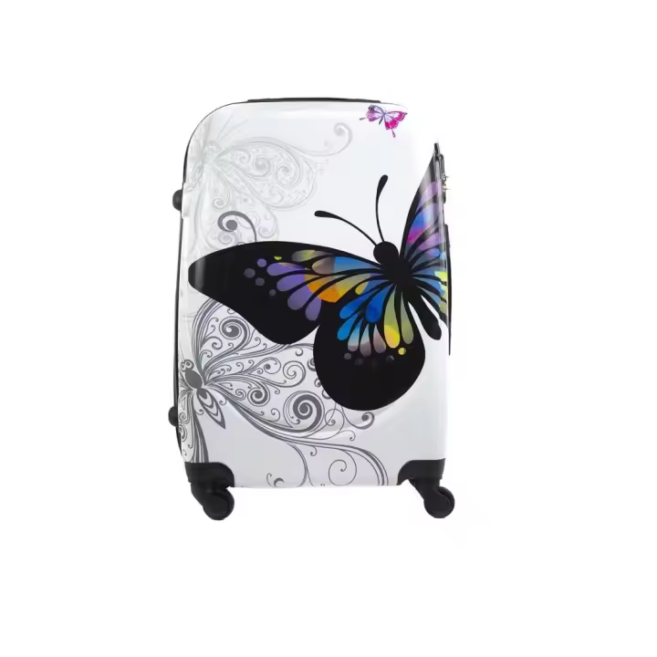 Coshano Maleta de cabina equipaje de mano viaje avión 4 ruedas giratorias 360º  55x35x25cm - 1