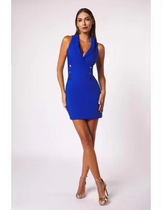 Vestido Carher Nia azulon - 1
