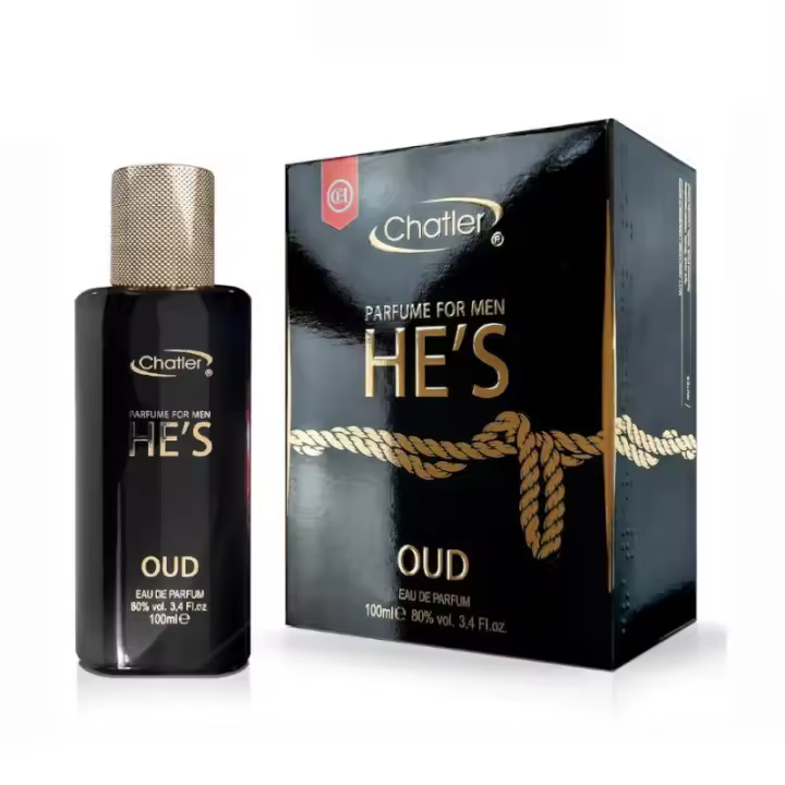 EAU DE PARFUM HE´S OUD PARA HOMBRES 100ML------MARCA CHATLER MEN - 1