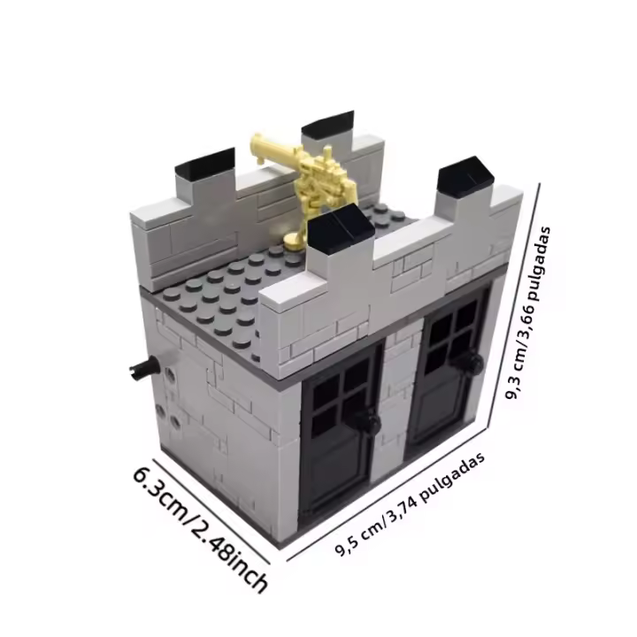 Bloques De Construcción Militar MOC Bloques Técnicos De WW2 Para Niños Juguetes Educativos Regalo De Cumpleaños Compatible Con Lego ABS Sin Batería - 1