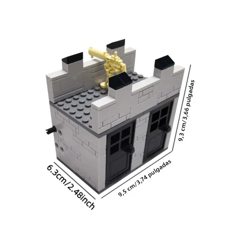 Bloques De Construcción Militar MOC Bloques Técnicos De WW2 Para Niños Juguetes Educativos Regalo De Cumpleaños Compatible Con Lego ABS Sin Batería - 1