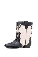 Paloma Wang Botas cowboy mujer combinadas con tacón bajo - details 5