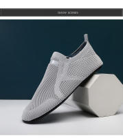 Zapatos De Hombre Casual Transpirables Tenis Slip-on Ligeros Antideslizantes Flexibles Loafers De Verano Para Parejas Comodidad En El Pie - details 14