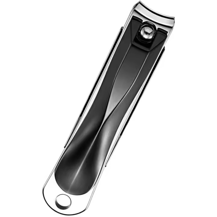 Cortaúñas, cortaúñas de acero inoxidable, cortaúñas profesional con recogedor para hombres y mujeres, herramienta de corte profesional para la preparación de la manicura - 1