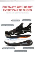 Botas De Seguridad Para Hombre Con Punta De Acero Indestructibles Zapatillas De Trabajo Zapatos De Fabricante Sin Capa Antirrápidos Y Resistente Al Agua - details 5