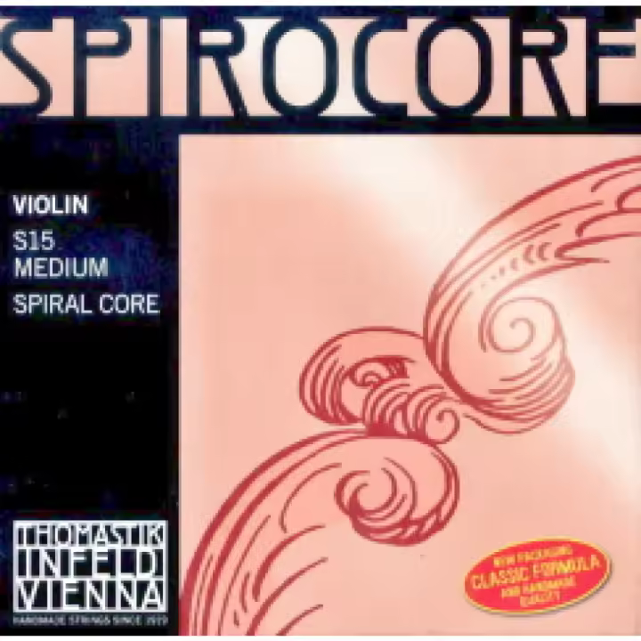 CUERDAS VIOLIN-Thomastik (Spirocore/S15) (Juego Completo) Medium Violin 4/4 - 1