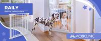 Barrera para escalera Mobiclinic Seguridad Niños Mascotas A presión Cierre automático Doble apertura Raily Fácil de montar - details 1
