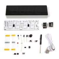 Kit De Reloj WiFi Colorido ESP8266 IoT Reloj Inteligente DIY PRACTICE Piezas Conjunto Sincronización Automática Del Tiempo - details 0