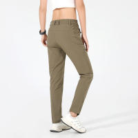 Pantalones De Senderismo Para Mujer LNGXO Estirables 4 Maneras Impermeables Verano Pantalones De Cargo Para Trekkking Escalada Camping Deportes Al Aire Libre Trousers De Montaña - details 17