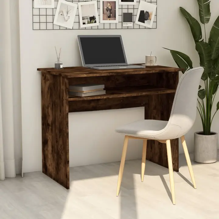 Escort Humo Roble 90x50x74 cm Madera Multicapa - 1