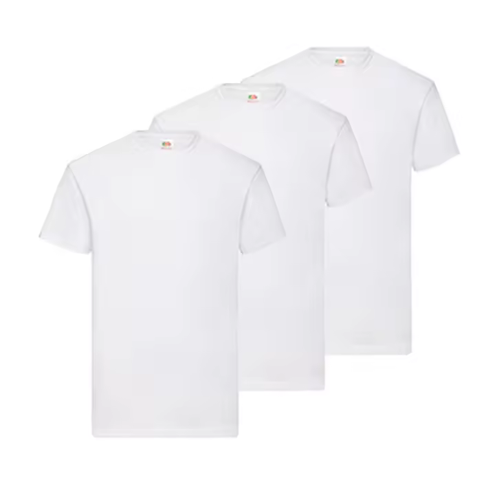 Camisetas Básicas Fruit Of The Loom Valueweight T - Pack 3 - 165 G/m² - 1