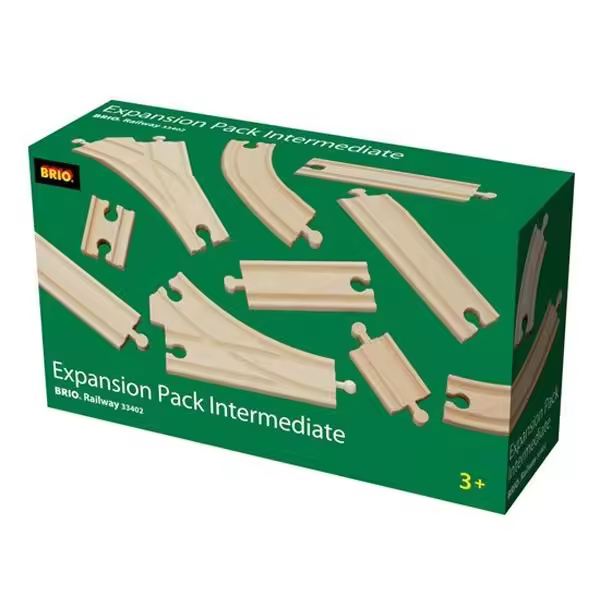 Brio 33402 Set Vías Tren 16 piezas. - 1