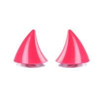 2pcs Accesorios Para Casco Con Orejas De Gato Universales Decoración De Estilo Motocicleta Y Coche Adhesivos De Orejas De Gato Lindas Para Mujeres - details 16