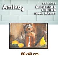 ALFOMBRA DE COCINA AMIKO MODELO BREST CON MEDIDA 60X40 CM. - details 0