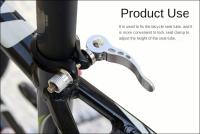 Aprieta Rápido De Aluminio Para Sillín De Bicicleta Accesorios De Bicicleta Para Montañas Tubo De Sillín De Bicicleta - details 14
