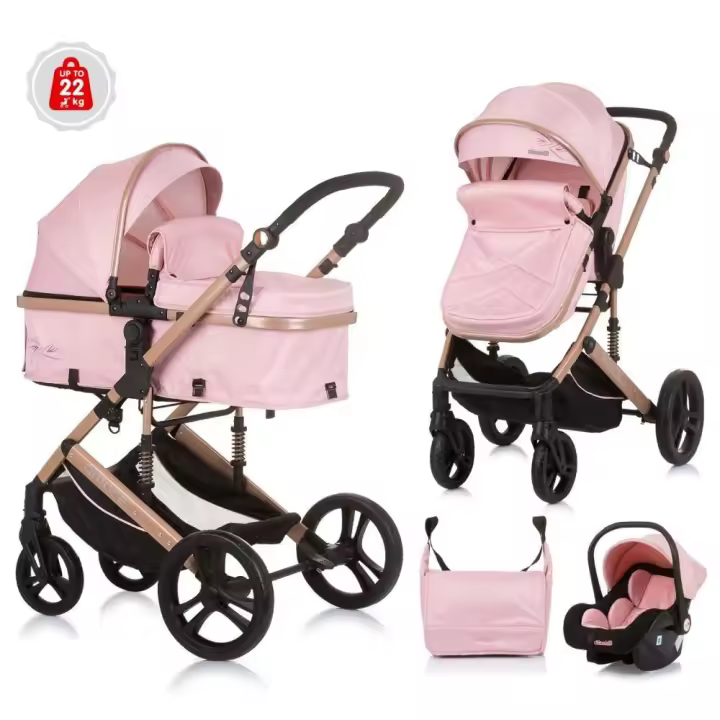 CHIPOLINO Carrito de Bebé Trío convertible AMORE hasta 22 kg de Chipolino - 1