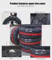 Cubiertas De Rueda Para Coche 4Pcs Bolsas De Almacenamiento De Neumáticos Protección Anti-Polvo Accesorios De Vehículo - details 6