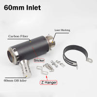Escape De Motocicleta Modificado Muffler Pipe Para MT07 R1 ER6N CBR250R Nmax Tmax530 Msx125 Scooter Pit Bike Dirt Motocross Universal - details 10