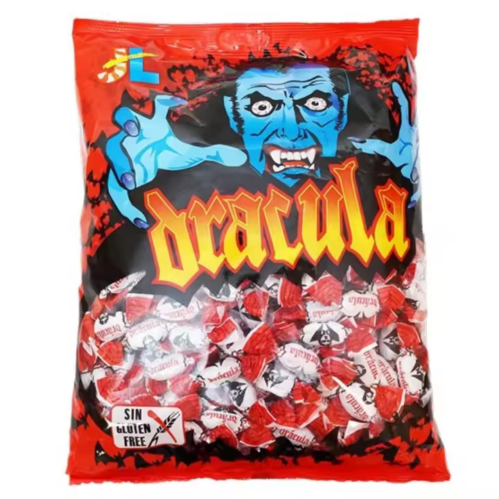 Caramelos Dráculas Sabor Cereza | Formato Bolsa 1KG - 1
