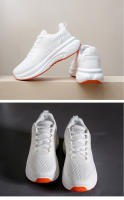 Zapatillas De Correr Para Mujer Suelas Suaves Y Amortiguadas Superficie De Malla Transpirable Zapatos De Vuelo Tejidos Moda Universitaria - details 25