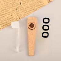 1Pc Flauta De Madera Kazoo Fácil De Aprender Y Jugar Para Principiantes Instrumento De Accompagnement Simple - details 9
