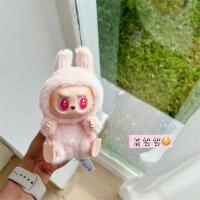 Figura de Anime Labubu Llavero de Muñeco de Pelo de Franela Regalo de Cumpleaños Ideal para Edades 14+ Juguete de Animación - details 8