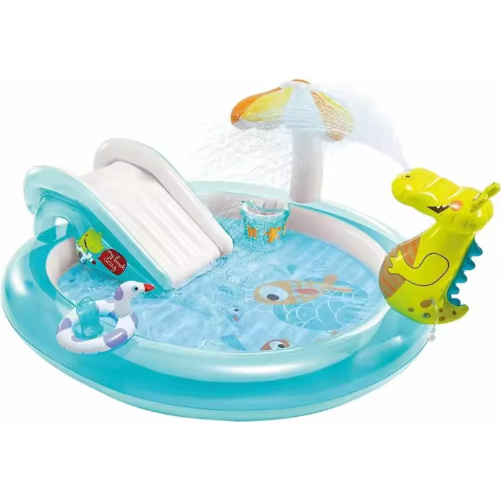 Centro de Juegos Hinchable Gator con Accesorios 201x170x84 cm. Intex 57165 - 1